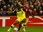 udskældt. Christian Poulsen var lige ved at spille sig på holdet i Liverpool, men mistede så pladsen. Og gårsdagens indsats hjælper næppe på spilletiden. 