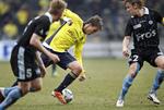 oplægger. Brøndbys 1-0-mål blev til på en aflevering fra Nicolaj Agger, der sidste sæson var udlejet til netop SønderjyskE. 