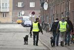 Mandag morgen afsøger politiet områder ved Blågårdsgade, 