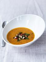 Hvis suppen spises som hovedret, skal ingredienserne ganges med halvanden, og der kan serveres grovbrød til. 