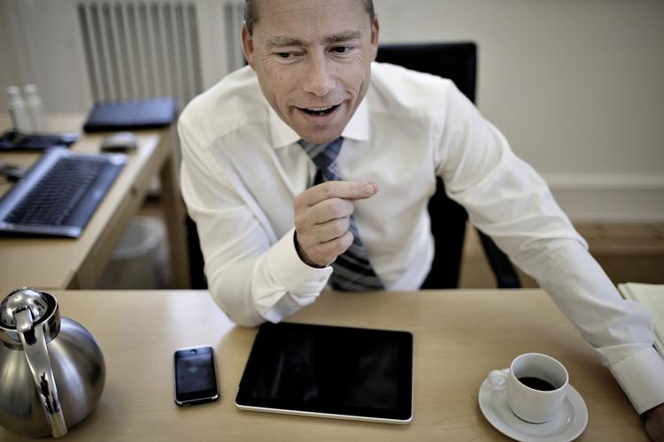 DSB CEO Søren Eriksen who has been removed. Archive. 