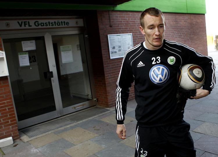 pres. Thomas Kahlenberg har længe været under pres i Wolfsburg, men er nu tilbage i førsteholdstruppen. Spørgsmålet er, om han selv finder en fremtid i klubben. 