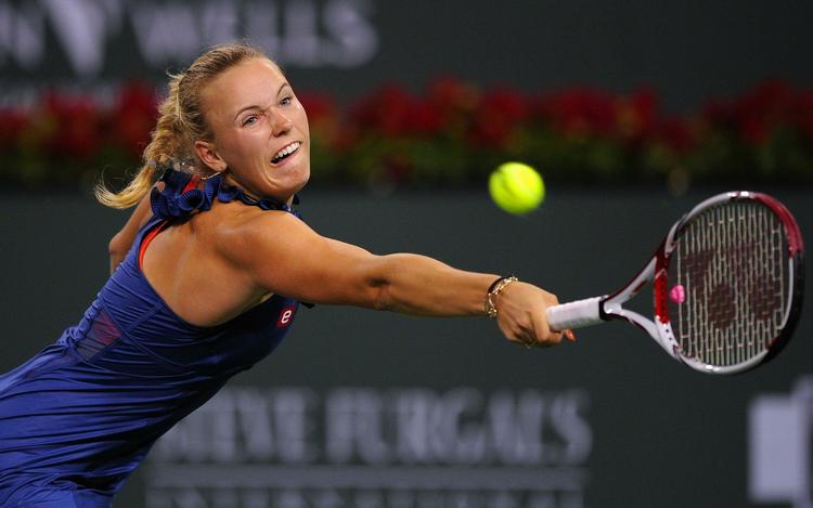 Vinder. Kun få gange var Caroline Wozniacki for alvor presset mod Sjarapova. 