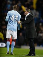 Problembarn. Roberto Mancini antyder, at han er ved at være træt af Mario Balotelli (t.h.). 