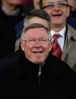 Bortvist. Manchester United-manager Alex Ferguson afsoner en karantæne på fem spilledage og måtte derfor følge sit hold fra lægterne på Old Trafford. 