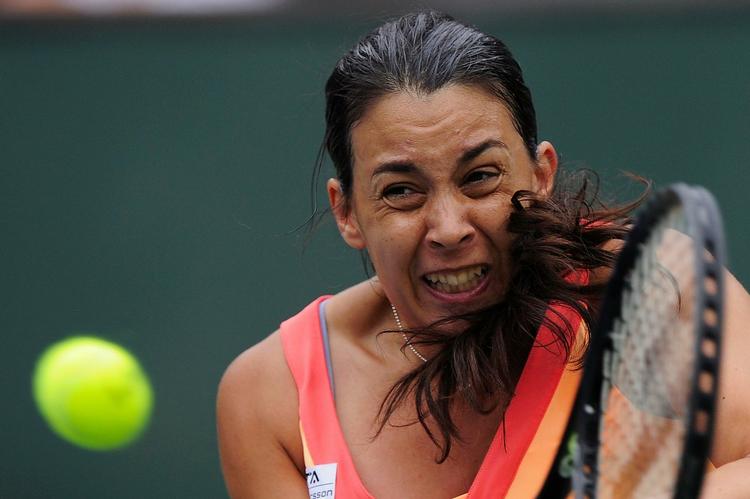 Taber. Marion Bartoli var mør efter nederlaget. 