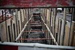 kirkegård. Arkæologer har fundet en række skeletter under arbejde med fjernvarmeforsyningen. 