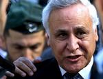 FÆNGSELSDOM. Israels tidligere præsident, Katsav, blev i december dømt for voldtægter og seksuelle krænkelser. I dag har han fået syv års fængsel. 