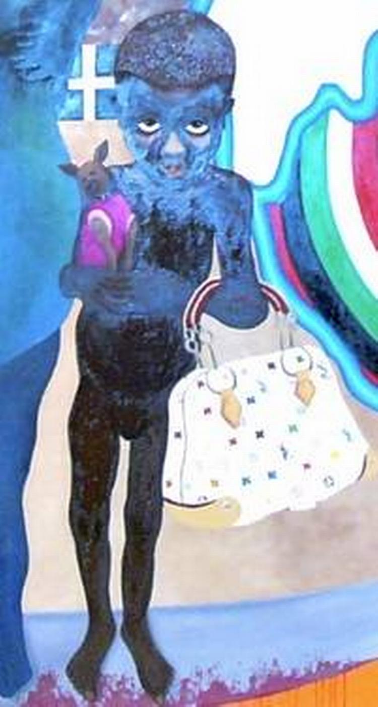 ballade. Det er drengen med tasken, der har fået Louis Voutton op af stolen. Modemastodonten sagsøger den danske kunstner for misbrug af varemærket. 