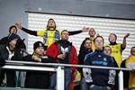 Fåtal. Kun et par hundrede Brøndby-fans overværede kampen mod FCK i Parken i søndags. Resten af de dedikerede fangrupperinger havde boykottet opgøret pga. klubbens nu skrottede fingerskanningspolitik. 