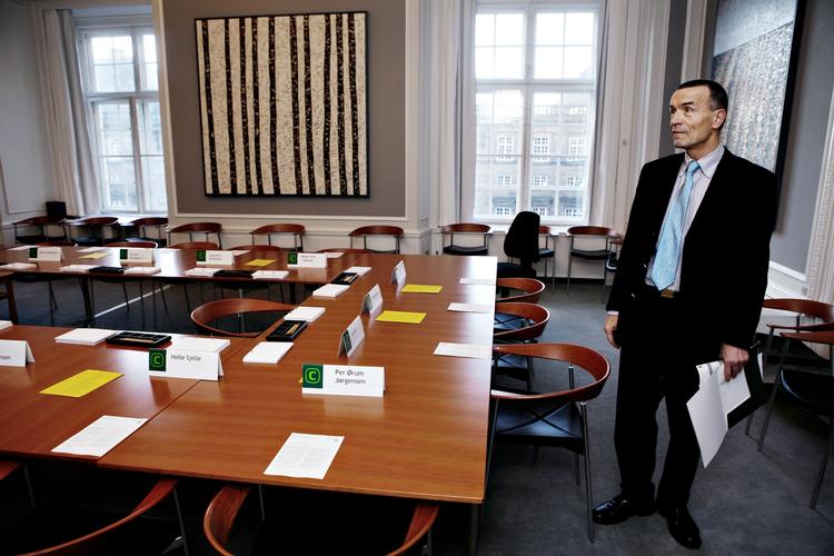 Afsked. Helge Adam Møller må snart sige farvel til det konservative gruppeværelse. 