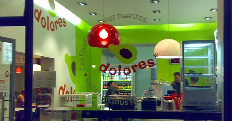 Der er lækre og billige burritos på menuen hos Dolores 