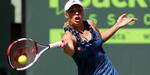 Vinder. Danskeren slog efter næsten halvanden times tennis amerikanske Bethanie Mattek-Sands med 6-2, 7-5. 