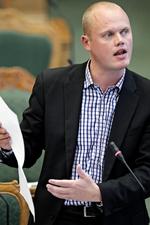 Lemper. Den nye skatteminister Peter Christensen lemper reglene for sort arbejde. 