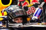 Mester. Sebastian Vettel indleder årets første Formel-1-løb med konkurrenterne bag sig. 
