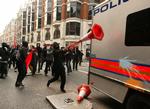 Uro. Demonstrationen i London har ført til foreløbig 13 anholdelser. 