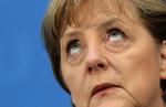 Nedtur. Den tyske forbundskansler Angela Merkel må se sit parti CDU få drøje hug af vælger i Badem-Württemberg. 