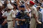 opmærksomhed. Politiet er i beredskab forud for onsdagens VM-semifinale mellem Indien og Pakistan. 