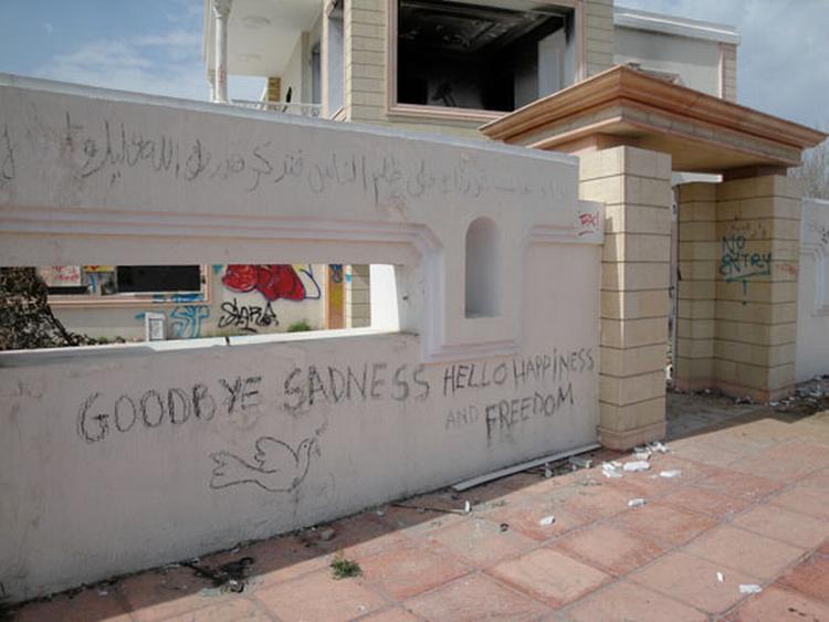 HAD. Trabelse-familiens snadrede villaer vidner om det had, mange tunesere nærer for den korrupte familie. Foto: Michelle Arrouas 