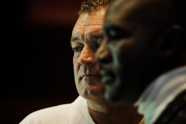 countdown. Brian NIlsen og Evander Holyfield mødes 7. maj i København. 