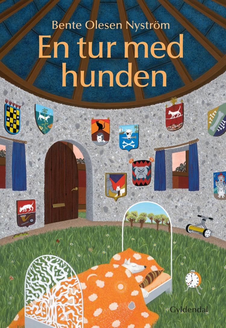 Hundetegning. Bente Olesen Nyströms seneste billedbog 'En tur med hunden' er ganske enkelte forrygende. 