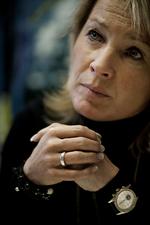 Eksil. »Der er ingen tvivl om, at det vil være ønskeligt for mange, hvis Gaddafi ville opgive ævred og rejse til et andet land med sine støtter«, siger Lene Espersen. 