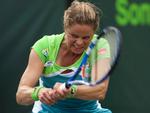 Klasse. Kim Clijsters er klar til kvartfinalen i Miami. 