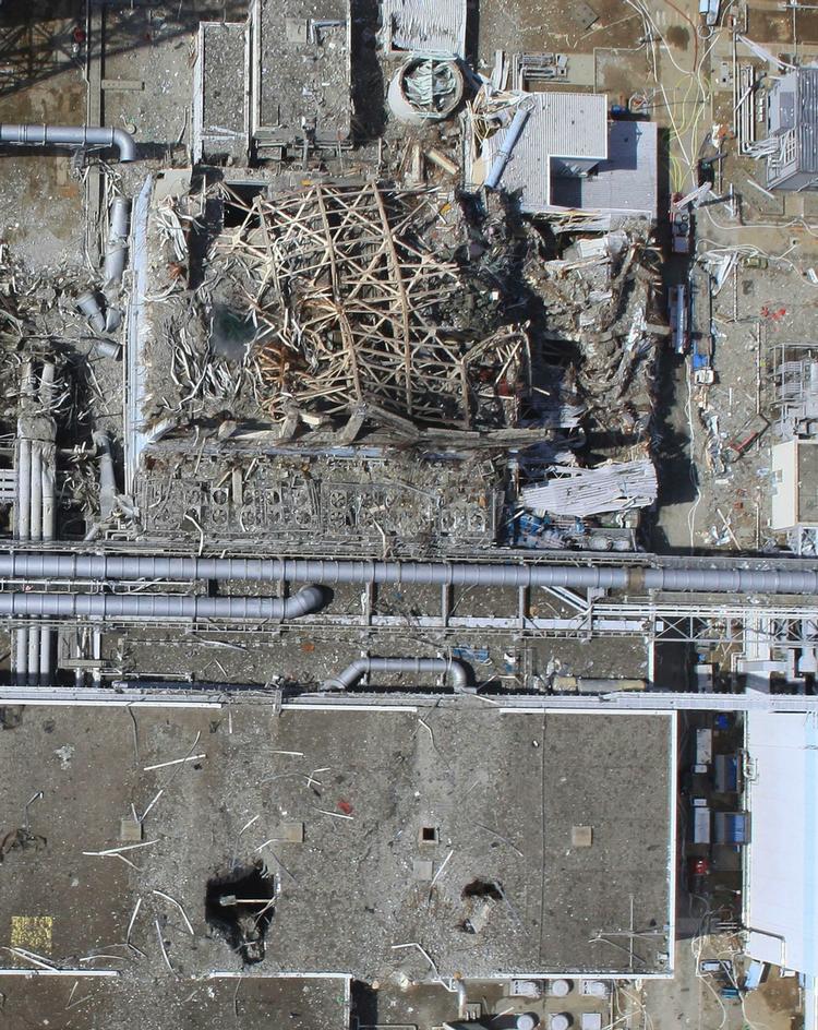 Reaktor 3 ser sådan ud set fra luften. 