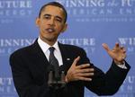 Tvetydig. USA's præsident Barack Obama har udtalt sig tvetydigt om en mulig våbenleverance til de libyske oprørere. 