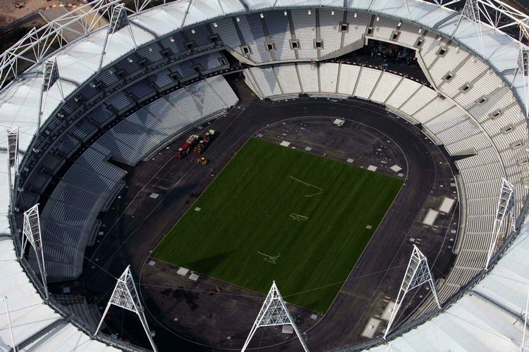 Flagskib. Det olympiske stadion i London har plads til 80.000 tilskuere. 
