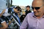 afbud. Sidste sæson vandt Alex Rasmussen (tv.) Grand Prix Herning for Bjarne Riis, men i år indgår løbet ikke i Saxo Bank-SunGards planer. 