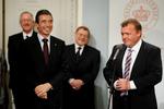 jubilar. For to år siden fik daværende statsminister Anders Fogh Rasmussen nyt job i Nato, og Lars Løkke Rasmussen overtog hans job i Danmark. 