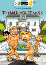 Forsiden til Daniel Zimakoffs 'To fruer med et smæk'. Illustration af Anders Breum.