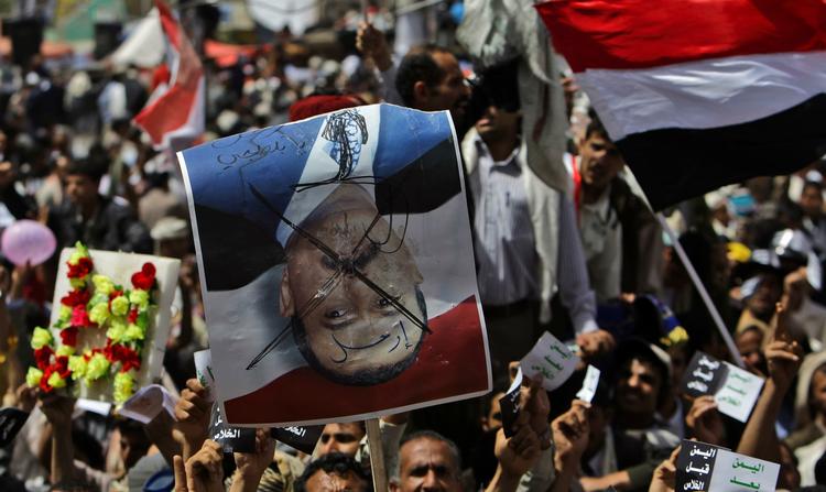 UPOPULÆR. Ali Abdullah Saleh har ledet Yemen i 32 år. Nu vil befolkningen have ham til at gå af. 