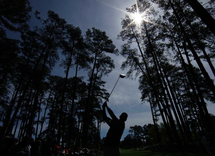 åbning. Anders Hansen på 17. hul under en træningsrunde forud for US Masters på Augusta-banen. 