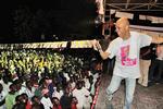 Festpræsident. Michel Martelly er vant til at lave spektakulære show, når han optræder under sit kunstnernavn, Sweet Micky  Foto: Dieu Nalio Chery/AP 
