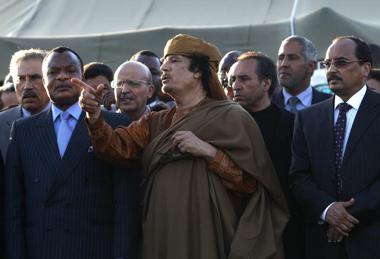 FORHANDLINGER. Moamar Gaddafi accepterede i går Den Afrikanske Unions forslag til en køreplan for fred. 