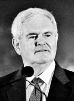 <b>Newt Gingrich</b><br></br><b>Alder:</b>67 år.<br></br><b>Baggrund:</b> Tidligere formand for Repræsentanternes Hus.<br></br><b>Styrker:</b> Kendt og respekteret som en af republikanernes tænkere og stod bag partiets historiske valgsejr i 1994.<br></br><b>Svagheder:</b> Meget polariserende og hovedansvarlig for lukningen af USA-regeringen i 1995, der blev en pr-fiasko for republikanerne. Havde også en meget omtalt affære, der kan skade ham i konservative kredse. 