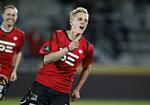 Jubel. Endnu engang kom Esbjerg fra baghjul. Under Jess Thorup er det blevet til syv point ud af ni mulige. Søren Rieks blev matchvinder mod Lyngby. 