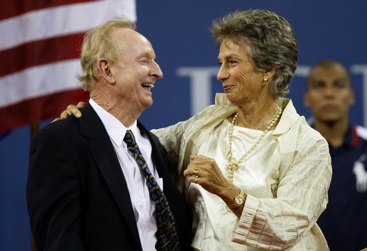 mestermøde. Under US Open i 2008 deltog de to tidligere mestre Rod Laver og Virginia Wade ved åbningsceremonien. 