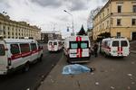 Terror. Mandagens bombeangreb på metroen i Minsk kostede 12 mennesker livet. 
