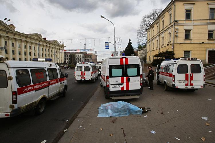 Terror. Mandagens bombeangreb på metroen i Minsk kostede 12 mennesker livet. 