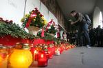SORG. Hviderusserne har de seneste dag vist deres medfølelse med de 12 personer, der mistede livet under et terrorangreb i Minsk. 