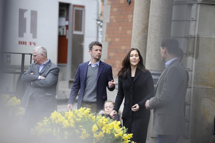 Øvelse. Dagen før dåben blev der afholdt generalprøve. 