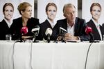 Sats. De to største oppositionspartier, Socialdemokraterne og SF, satser på, at vælgerne er dødtrætte af de borgerlige til valget. Her holder S og SF fælles pressemøde. Arkiv 