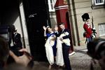 Overstået. Kronprinseparret vender tilbage til Amalienborg efter dåben af Vincent og Josephine. 