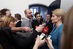 2020. Presseopbuddet var naturligvis stort, inden Helle Thorning-Schmidt gik ind til forhandlingerne med Claus Hjort Frederiksen. 