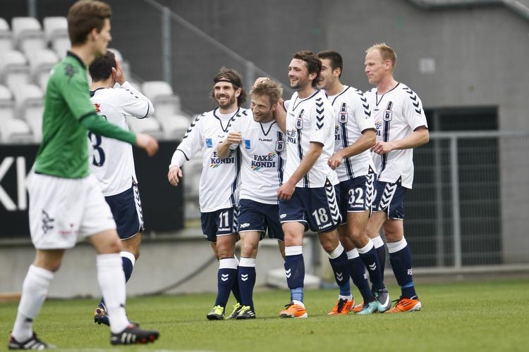 Veteran. Martin Jørgensen bragte AGF foran med 1-0 i den smalle sejr over Viborg. 