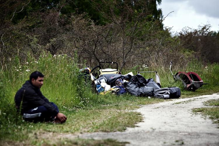 Anholdt. Politiet anholdt sidste sommer 14 romaer på Amager Fælled. 