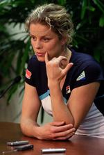 uheldig. Kim Clijsters er nu ved at komme tilbage efter skader i tenniskampe og ved bryllupper. 